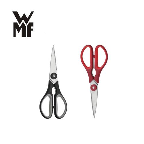德國WMF 料理剪刀 (黑色+紅色)二入組