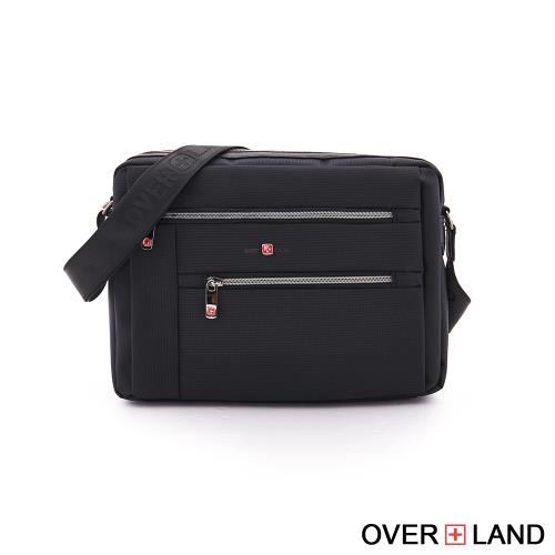 OVERLAND - 美式十字軍 - 機能美型多層拉鍊斜背包 - 5224