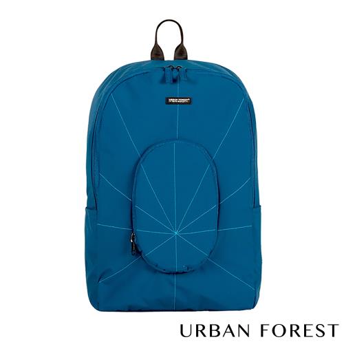 URBAN FOREST都市之森 樹-摺疊後背包/雙肩包 深海藍
