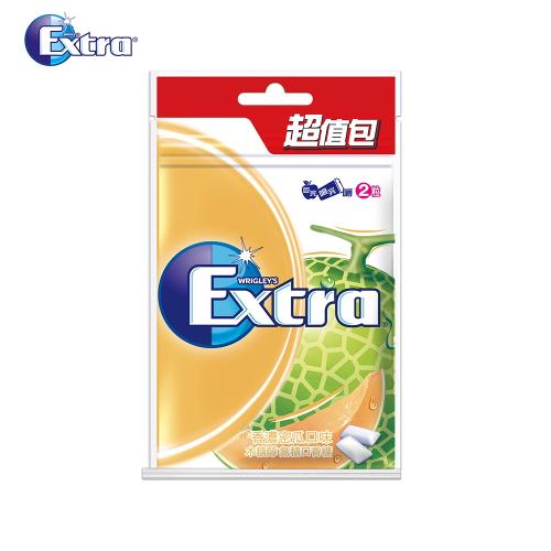 【Extra】香濃密瓜潔淨無糖口香糖(44粒超值包)
