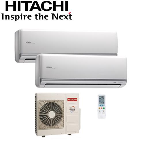 HITACHI 日立 4-5坪+7-9坪 頂級型一對二變頻冷暖冷氣 RAM-93NK/RAS-32NK1+63NK