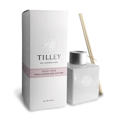 Tilley百年特莉 牡丹玫瑰香氛擴香水精巧禮盒 75ml