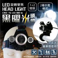 米里 LD-009H T6 黑耀光 頭燈 1入