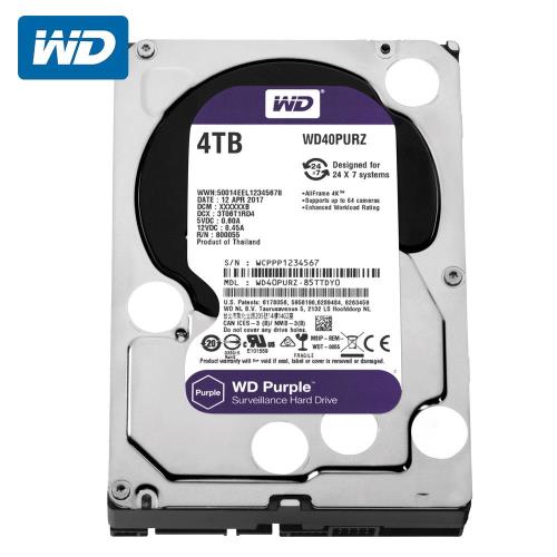 WD 威騰 WD40PURZ 紫標 4TB 3.5吋監控系統硬碟 