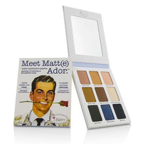 TheBalm 霧先生9色暖色系眼影盤 Meet Matt(e) Ador Matte Eyeshadow Palette 21.6g/0.756oz