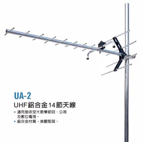 PX大通 UHF鋁合金14節天線 UA-2