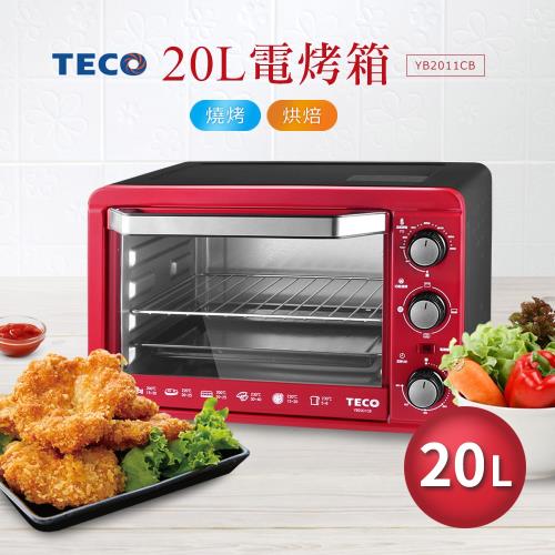TECO東元 20L電烤箱(紅) YB2011CB