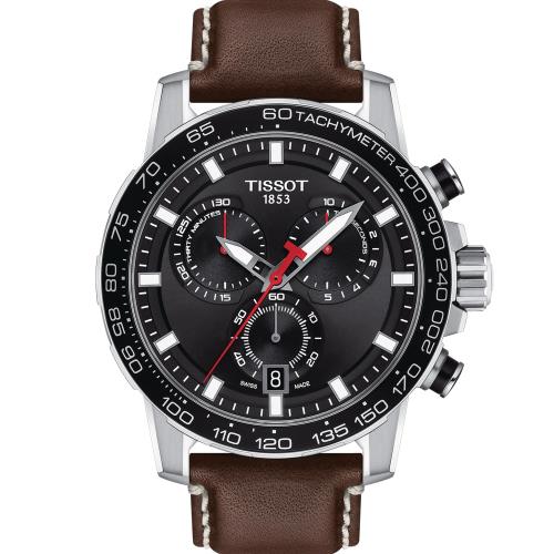 TISSOT SUPERSPORT 競速賽車運動時尚錶(T1256171605101)45.5mm/咖啡