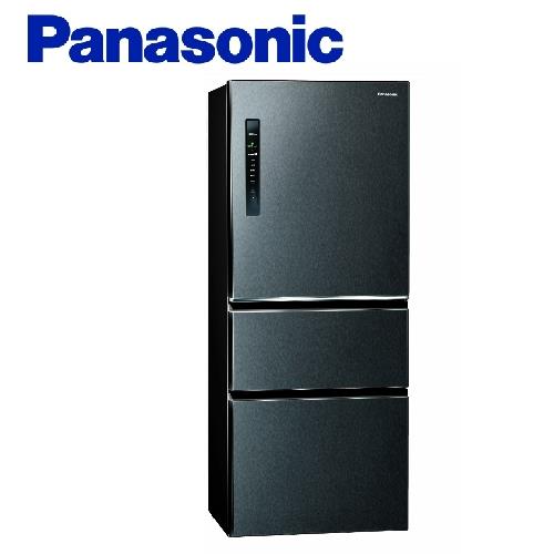 Panasonic國際牌500公升一級能效變頻三門電冰箱(絲紋黑)NR-C500HV-V -庫(Y)