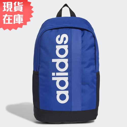 【現貨】Adidas Linear Core Backpack 背包 後背包 休閒 水壺袋 藍【運動世界】GE1155