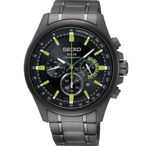SEIKO Criteria 極速狂風太陽能計時腕錶 V175-0ES0SD#SSC689P1