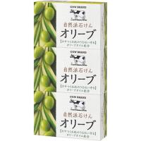 日本 牛乳石鹼 自然派橄欖香皂100gx3