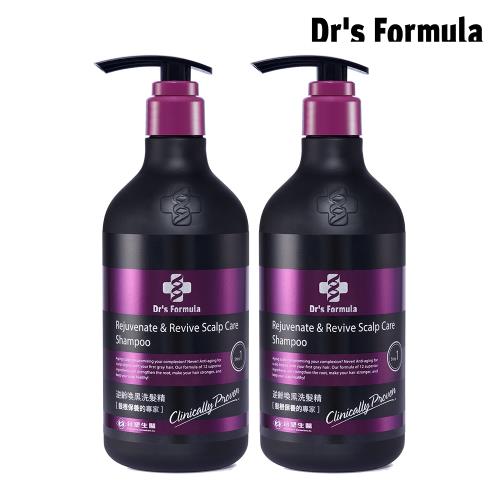 《台塑生醫》Dr’s Formula 強健逆齡喚黑洗髮精580g(2入組)