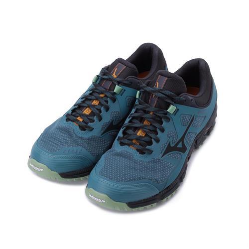 MIZUNO WAVE DAICHI 5 GORE-TEX 越野慢跑鞋 藍綠 J1GJ205616 男鞋