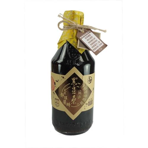 【黑豆桑】(黃頭)天然極品頂級黑金醬油550ml