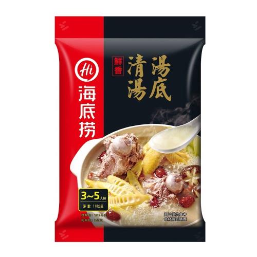 【海底撈】豬肚雞(清湯)火鍋湯底110g/包