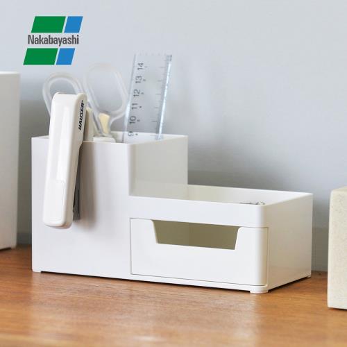 日本仲林 方豆腐桌上型文具分隔收納盒(1抽)-S (化妝品/小物/藥品/裁縫工具)