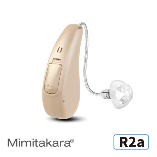 Mimitakara耳寶 16頻節能充電耳掛式助聽器R2a-[膚.銀.黑] [保固三年]
