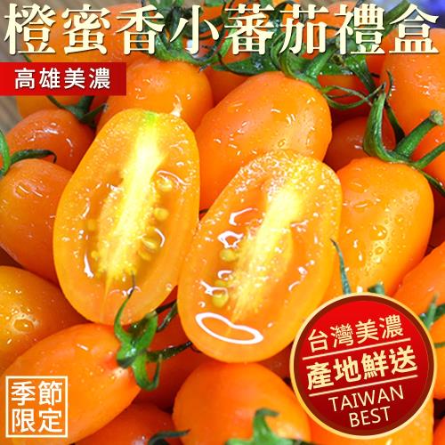 (預購)【產地直送】美濃宋媽媽橙蜜香小番茄5斤x1盒