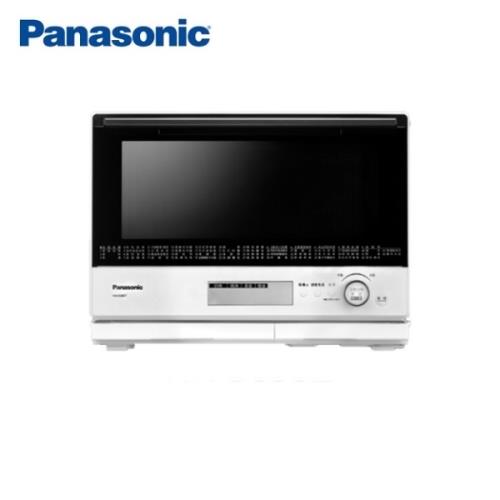 贈 ECONAVI-8 7-11商品卡(面額1000元) Panasonic 國際牌 30L旋鈕平台式變頻蒸烘烤微波爐 NN-BS807-