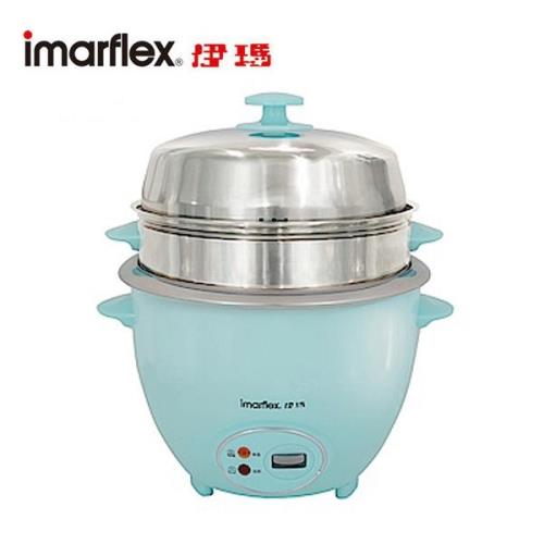 imarflex伊瑪 4公升多功能電鍋 IEC-1003(粉藍)
