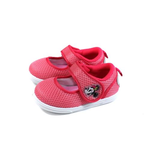 Disney Minnie Mouse 迪士尼 米妮 娃娃鞋 室內鞋 中童 童鞋 深粉紅 D120444 no023