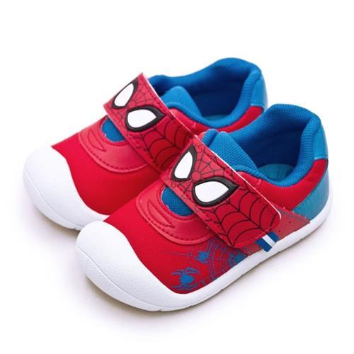 【Marvel 漫威】中童 15cm-19cm 蜘蛛人 SPIDER-MAN 輕量兒童運動鞋 台灣製造(紅藍 99402)