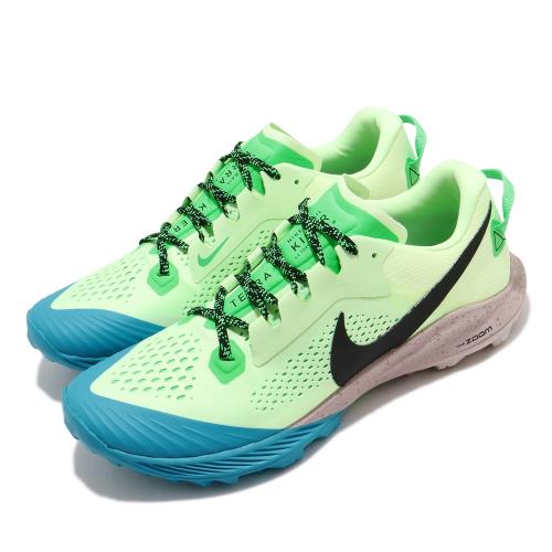 Nike 慢跑鞋 Terra Kiger 6 運動 男鞋 輕量 氣墊 避震 戶外 球鞋 穿搭 綠 藍 CJ0219700 [ACS 跨運動]