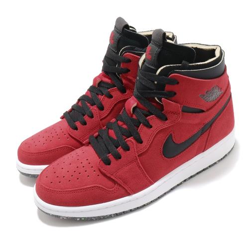 Nike 籃球鞋 Air Jordan 1 CMFT 男鞋 氣墊 舒適 避震 喬丹 麂皮 穿搭 紅 黑 CT0978600 [ACS 跨運動]