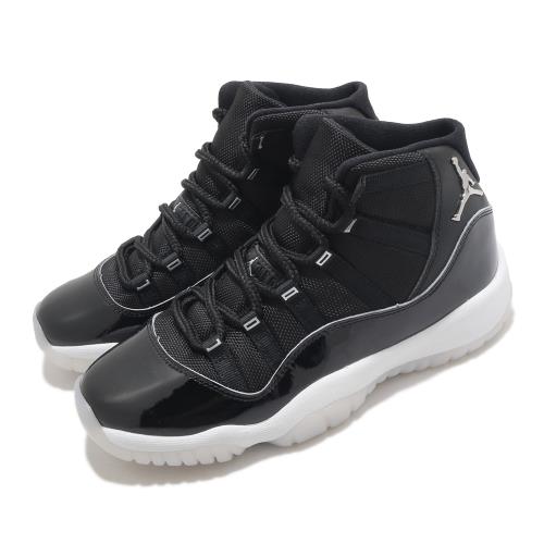Nike 籃球鞋 Air Jordan 11 Retro 女鞋 喬丹11代 Jubilee 穿搭 大童 黑 白 378038011 [ACS 跨運動]