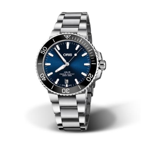 ORIS豪利時0173377324135-0782105PEB/Aquis時間之海系列潛水腕錶/39.5mm