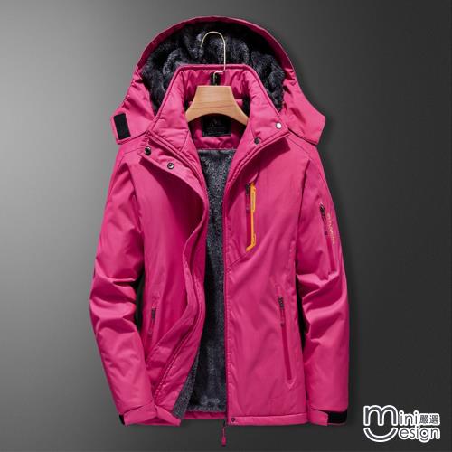 Mini嚴選-女款戶外滑雪登山保暖防風衝鋒衣三色