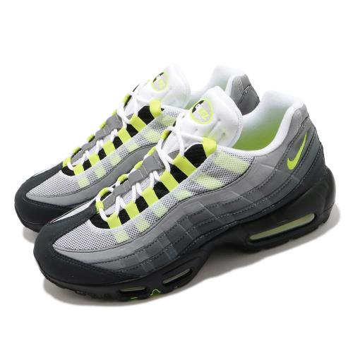 Nike 休閒鞋 Air Max 95 OG 男鞋 Neon 25周 經典復刻 氣墊 灰 黑 黃 CT1689001 [ACS 跨運動]
