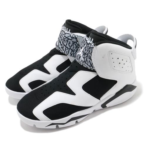 Nike 籃球鞋 Jordan 6 Retro 運動 童鞋 經典款 喬丹 避震 包覆 中童 穿搭 白 黑 CT4416100 [ACS 跨運動]