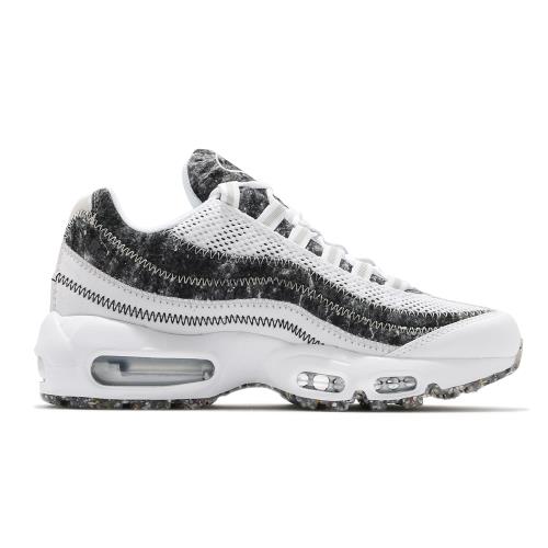 Nike 休閒鞋 Air Max 95 SE 運動 女鞋 經典款 氣墊 舒適 避震 簡約 穿搭 白 灰 CV8830100 [ACS 跨運動]