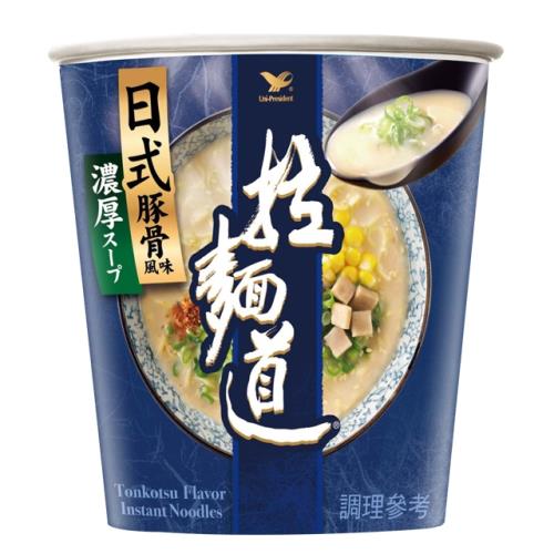【統一】拉麵道 日式豚骨麵杯 12入/箱
