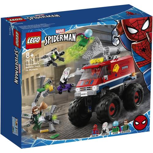 LEGO樂高積木 76174  202101 Super Heroes 超級英雄系列 - 蜘蛛人的怪獸卡車vs神秘客