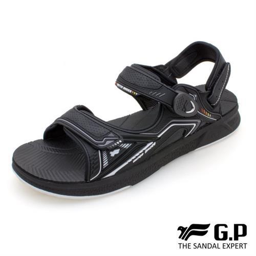 G.P 輕羽量漂浮磁扣兩用涼拖鞋G0785M-黑色(SIZE:39-44 共三色) GP