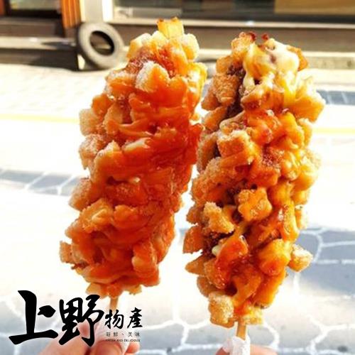 【上野物產】夜市小吃 炸薯條熱狗棒（450g±10%/3根/包）x4包 共12根