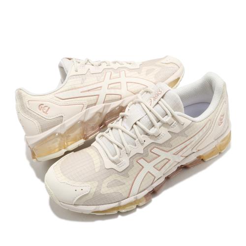 Asics 慢跑鞋 Gel-Quantum 360 6 女鞋 亞瑟士 高緩衝 避震 街頭風 米 金 1202A088200 [ACS 跨運動]