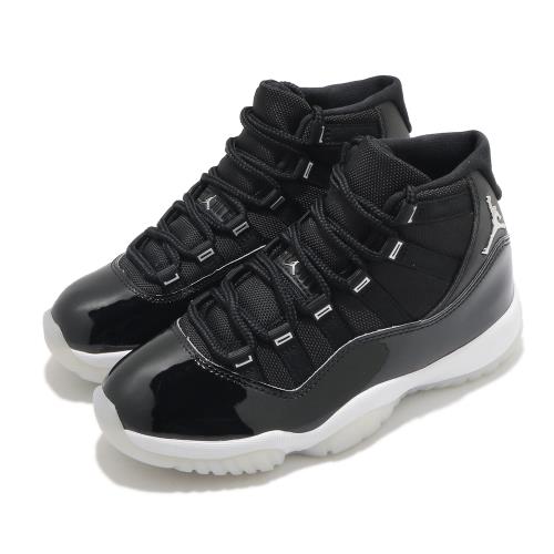 Nike 籃球鞋 Air Jordan 11 Retro 女鞋 經典款 喬丹11代 Jubilee 穿搭 黑 白 AR0715011