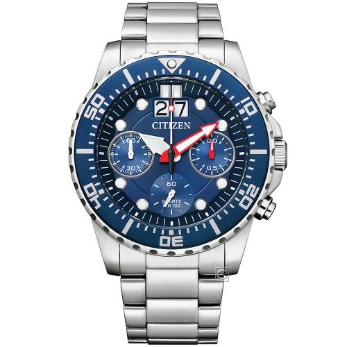 CITIZEN 星辰 關鍵任務三眼計時腕錶(AI7001-81L)