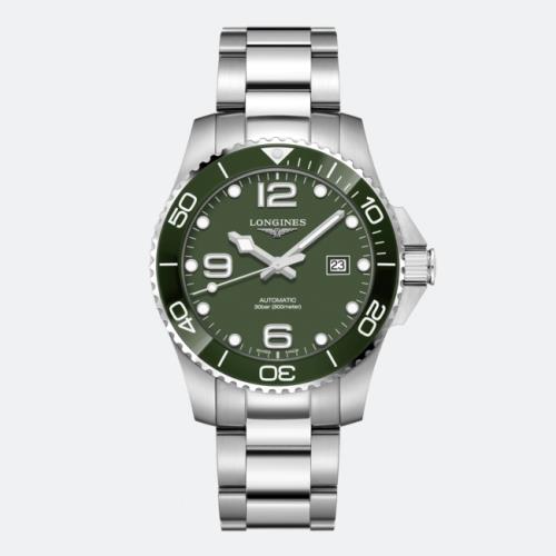 LONGINES 浪琴 康卡斯潛水系列陶瓷框機械腕錶 L37824066 / 43mm