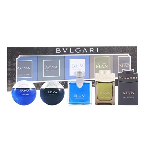 BVLGARI 寶格麗 男性小香水禮盒5入組(5ml*5)