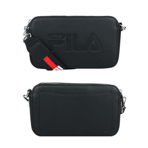 FILA 背帶相機包-硬殼 皮革 側背包 斜背包 肩背包