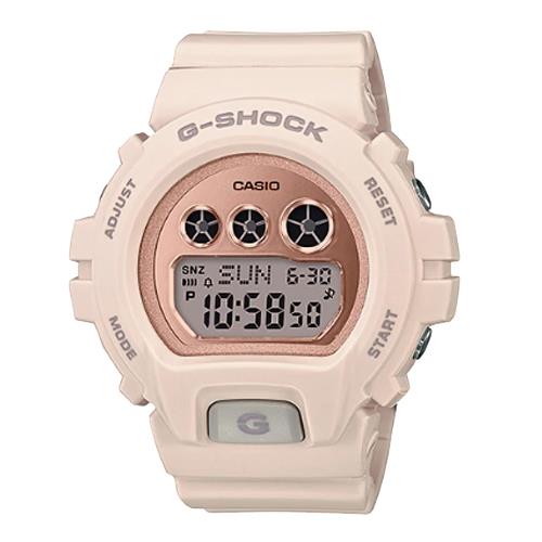 【CASIO 卡西歐】G-SHOCK 時尚電子女錶 橡膠錶帶 防水200米(GMD-S6900MC-4)