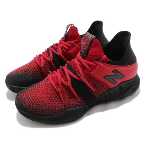 New Balance 籃球鞋 OMN1S Low Wide 寬楦 男鞋 紐巴倫 避震 包覆 支撐 運動 球鞋 紅 黑 BBOMNLBR2E