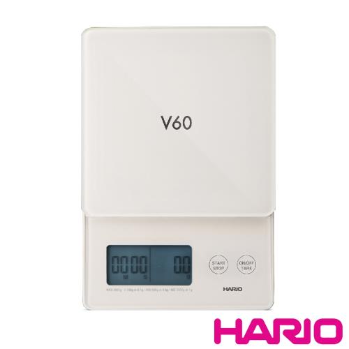 HARIO  V60琉璃白電子秤/ VSTG-2000W-TW
