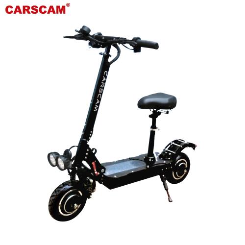 CARSCAM 超大馬力2000W 48V鋰電雙驅電動折疊滑板車
