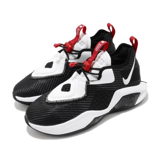 Nike 籃球鞋 LeBron Soldier XIV 女鞋 避震 包覆 明星款 運動 大童 球鞋 黑 白 CN8689002 [ACS 跨運動]